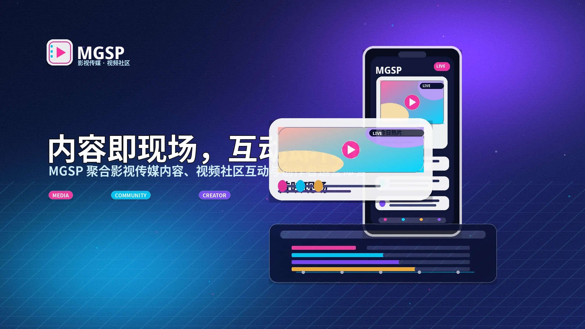 蘑菇视频活动公告信息展示